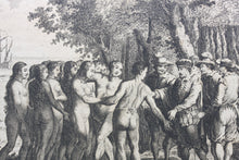 Load image into Gallery viewer, Charles White. Marina presented to Cortez. Engraving. 1778.
