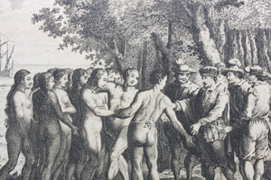 Charles White. Marina presented to Cortez. Engraving. 1778.