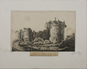 Richard Cooper II, after. Martins Tower Chepstow. Etching by John Grove Spurgeon. 1799.
