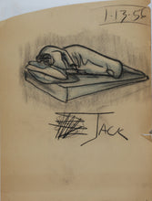 Load image into Gallery viewer, Jack Bennett. Five Mid-Century Life Drawings.
