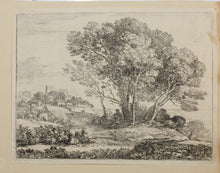 Load image into Gallery viewer, Claude Lorrain. The Goatherd. Etching. C. 1663.
