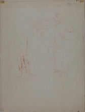 Load image into Gallery viewer, John Middleton Freeman. Seated nude model. Sanguine drawing. 1979.
