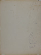 Load image into Gallery viewer, John Middleton Freeman. Female nude figure studies. Felt tip pen drawing. Late XX C.
