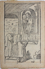 Load image into Gallery viewer, Hans Holbein the Younger, after. Two Women Dedicating Candles Before an Image of the Virgin. Woodcut. Late XVIII C.

