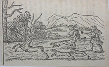 Load image into Gallery viewer, Hans Holbein the Younger, after. Stag Hunt. Woodcut by Johann Gottlieb Friedrich Unger. Late XVIII C.

