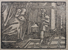 Load image into Gallery viewer, Virgilius Solis, after. Asclepius. Woodcut. XVI C.
