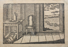 Load image into Gallery viewer, European School XVIII C. Age of Enlightenment. Tailpiece. Woodcut. Late 18th C.
