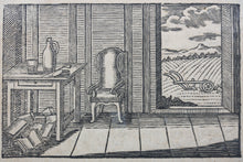 Load image into Gallery viewer, European School XVIII C. Age of Enlightenment. Tailpiece. Woodcut. Late 18th C.
