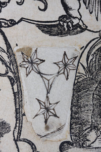 Albrecht Dürer, after(?). Publisher's device of Thomas Anshelm. Woodcut by Hans Baldung. 1518.