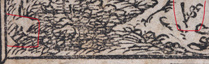 German School XVI C. Eight illustrations from the Bible. Woodcuts. Page 148/1 from  ancient album.