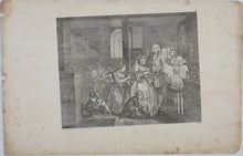 Load image into Gallery viewer, William Hogarth, after. Five engravings by Ernst Ludwig Riepenhausen from A Rake’s Progress (1) and Industry and Idleness (4).  Late XVIII–Mid XIX C.
