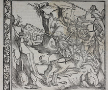 Load image into Gallery viewer, Johannes Adelphus. Die Türkisch Chronik. The Ottoman Army. Woodcut. XVI C.
