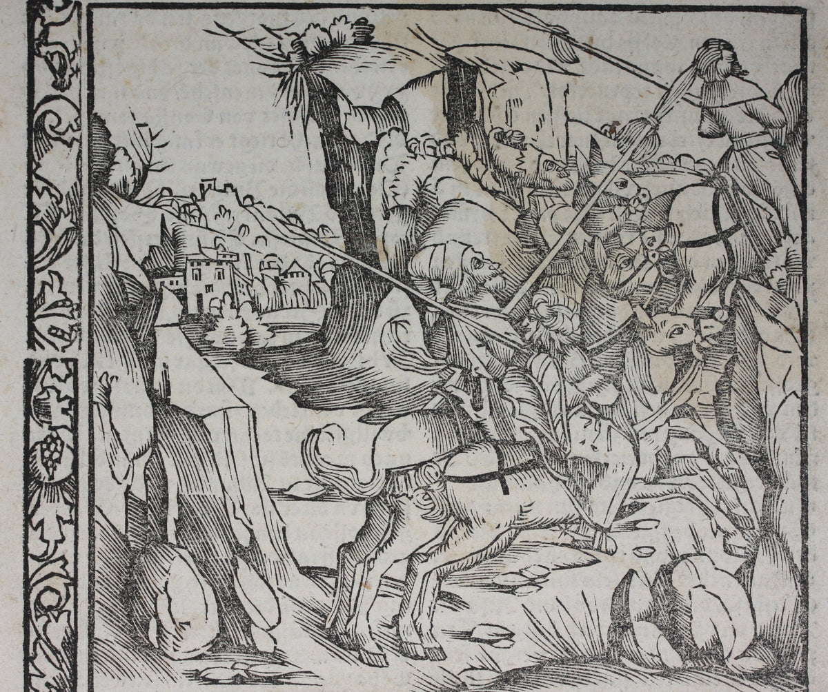 Johannes Adelphus. Die Türkisch Chronik. The Ottoman Army. Woodcut. XV ...