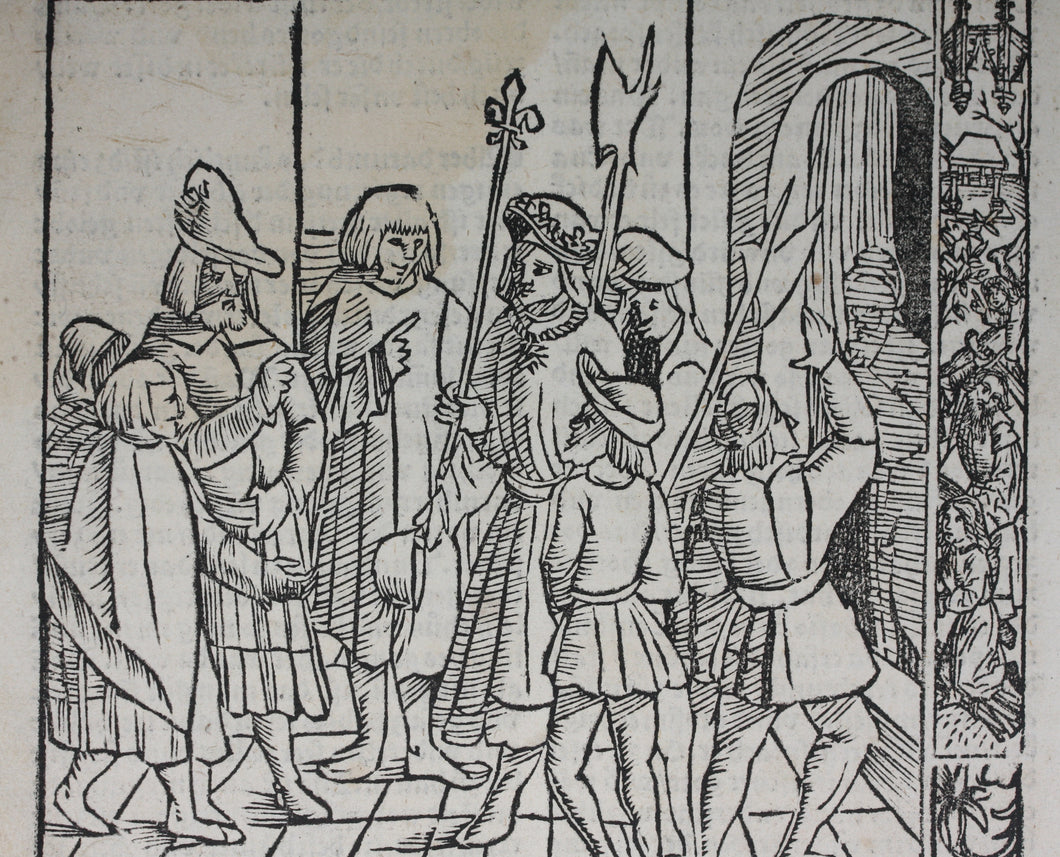 Johannes Adelphus. Die Türkisch Chronik. The Doge of Venice. Woodcut XVI C.