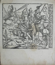 Load image into Gallery viewer, Johannes Adelphus. Die Türkisch Chronik. Mahomet, the Turkish Keyser. Woodcut XVI C.
