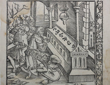 Load image into Gallery viewer, Johannes Adelphus. Die Türkisch Chronik. Muslims revering Muhammad&#39;s tomb. Woodcut XVI C.

