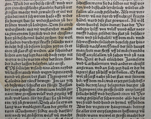 Johannes Adelphus. Die Türkisch Chronik. The battle of Negropont (1470). Woodcut XVI C.