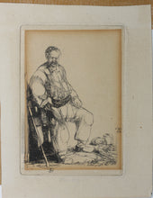Load image into Gallery viewer, John W. Winkler. The Worker&#39;s Rest. Etching. 1923.
