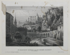 German Biedermeier steel engravings. Martini, Reiss and others, totally eight. XIX C.