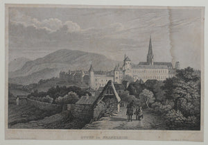 German Biedermeier steel engravings (four: Richter, Riedel, C. Reiss, Martini). XIX C.