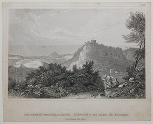 Biedermeier steel engravings. C. Reiss and others, totally four book illustrations. German School XIX C. XIX C.