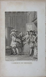 J. M. Moreau le jeune, after. Fifteen illustrations for the works of Moliere. Engravings. late XVIII C.