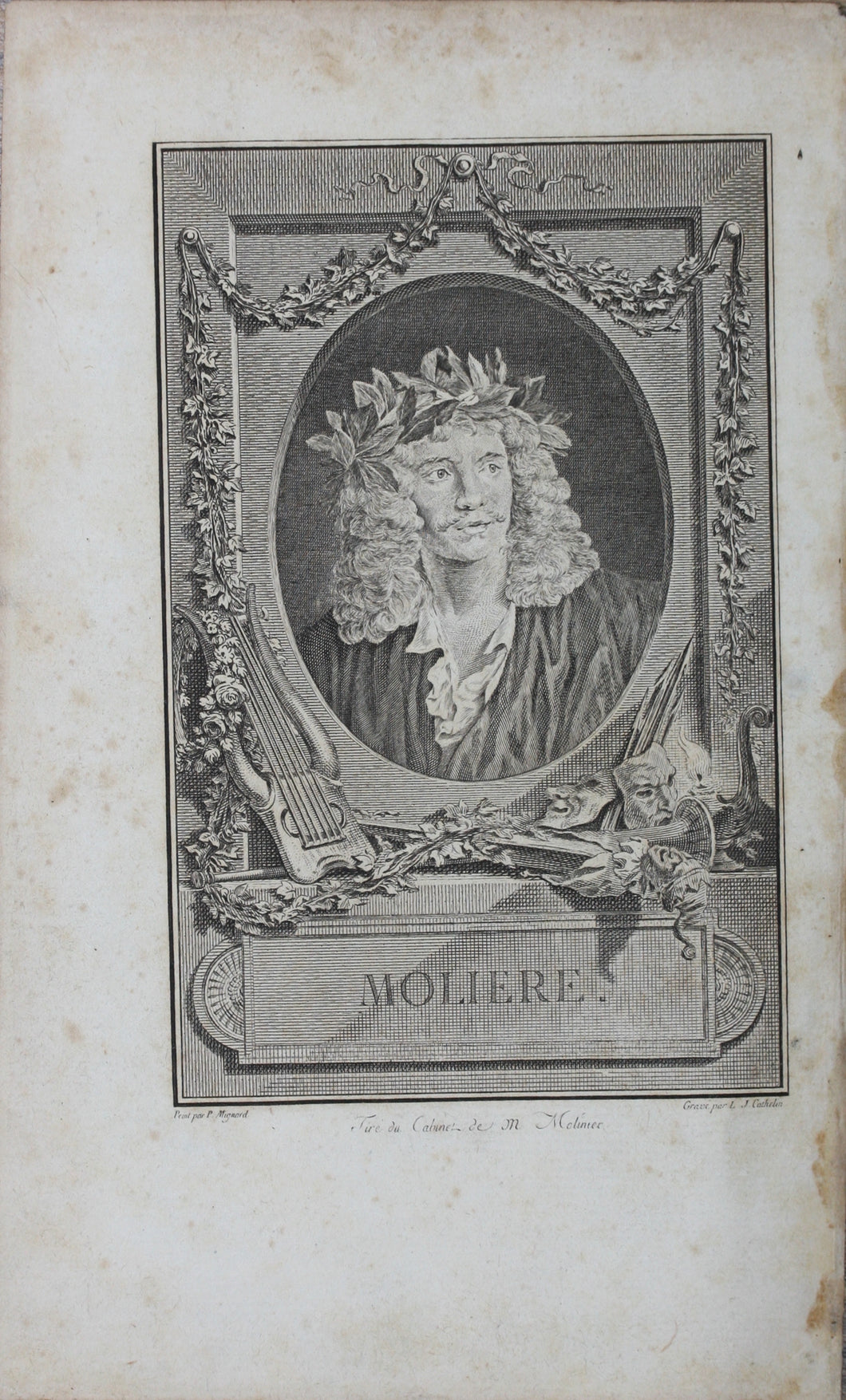 J. M. Moreau le jeune, after. Fifteen illustrations for the works of Moliere. Engravings. late XVIII C.