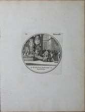Load image into Gallery viewer, Sébastien Leclerc, after. Illustrations from a calendar of saints for every day of the year. Twenty engravings by Jan Goeree. 1730.
