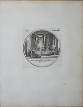 Load image into Gallery viewer, Sébastien Leclerc, after. Illustrations from a calendar of saints for every day of the year. Twenty engravings by Jan Goeree. 1730.
