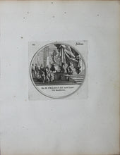 Load image into Gallery viewer, Sébastien Leclerc, after. Illustrations from a calendar of saints for every day of the year. Twenty engravings by Jan Goeree. 1730.
