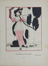 Load image into Gallery viewer, Paul Méras. Une Robe pour Deauville. Pochoir. 1913.
