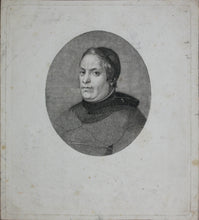 Load image into Gallery viewer, Portrait of Padre Serafino Torquato. Engraving. C. 1860.
