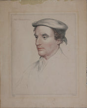 Load image into Gallery viewer, Hans Holbein the Younger, after. Portrait of Philipp Melanchthon. Printed after E. Bocquet in XIX C.
