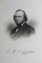 Load image into Gallery viewer, Portrait of Rev. Samuel William Southmayd Dutton. Engraving by Punderson &amp; Crisand. Ca 1860
