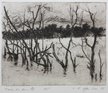 Load image into Gallery viewer, Ladislav R. Hanka. Twin Lakes III.  Etching. 1985.
