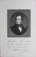 Load image into Gallery viewer, George Baxter, after. Portrait of Reverend Robert Moffat. Engraving. Mid XIX C.
