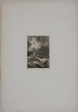 Load image into Gallery viewer, Friedrich Preller the Elder, after. Leucothea Saving Odysseus. Engraving by Hans Meyer. 1880-1890.
