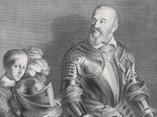 Load image into Gallery viewer, Michelangelo da Caravaggio, after. Portrait of Adolphe de Vignacourt, Grand Master of Malthe. Engraving by Nicolas de Larmessin III. 1742.
