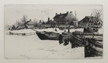 Load image into Gallery viewer, Stephen Parrish. Trenton, Winter (No. 2). Etching. 1884.

