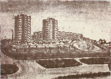 Load image into Gallery viewer, Feliks Dolgan, attributed to. Urban Landscape. Monotype. Late XX C.
