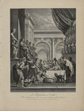 Load image into Gallery viewer, Domenico Fetti, after. The Interior of the Blessed Virgin. Engraving by Frédéric Horthemels. 1742.
