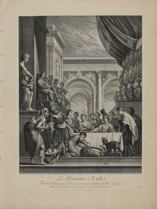 Domenico Fetti, after. The Interior of the Blessed Virgin. Engraving by Frédéric Horthemels. 1742.