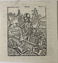 Load image into Gallery viewer, Three Original Northern Renaissance Woodcuts from a Postilla, ca. 1490–1510.
