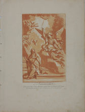 Load image into Gallery viewer, Giovanni Maria Morandi, after. The Annunciation. Engraving by Anne Claude de Caylus. 1742.
