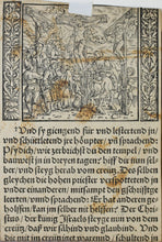 Load image into Gallery viewer, Reformation New Testament Leaf. Woodcut. Early XVI C.
