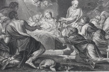 Load image into Gallery viewer, Carlo Maratti, after. The adoration of the shepherds. Engraving by Jean de Poilly. 1742.
