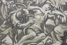 Load image into Gallery viewer, Daniel Seiter, after. Death of St Sebastian. Engraving by Anne Claude de Caylus. 1742.
