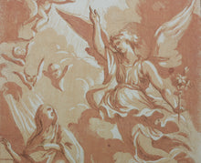 Load image into Gallery viewer, Giovanni Maria Morandi, after. The Annunciation. Engraving by Anne Claude de Caylus. 1742.
