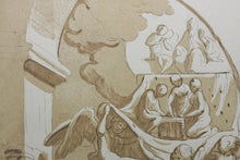 Load image into Gallery viewer, Pietro Testa, after. Martyrdom of St Angelo. Engraving by Anne Claude de Caylus. 1742.
