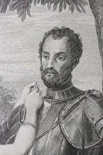 Load image into Gallery viewer, Paolo Veronese, after. Mars disarmed by Venus. Engraving by Michel Aubert. 1742.
